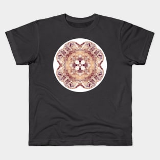 Mandala - Agatized Coral Kids T-Shirt